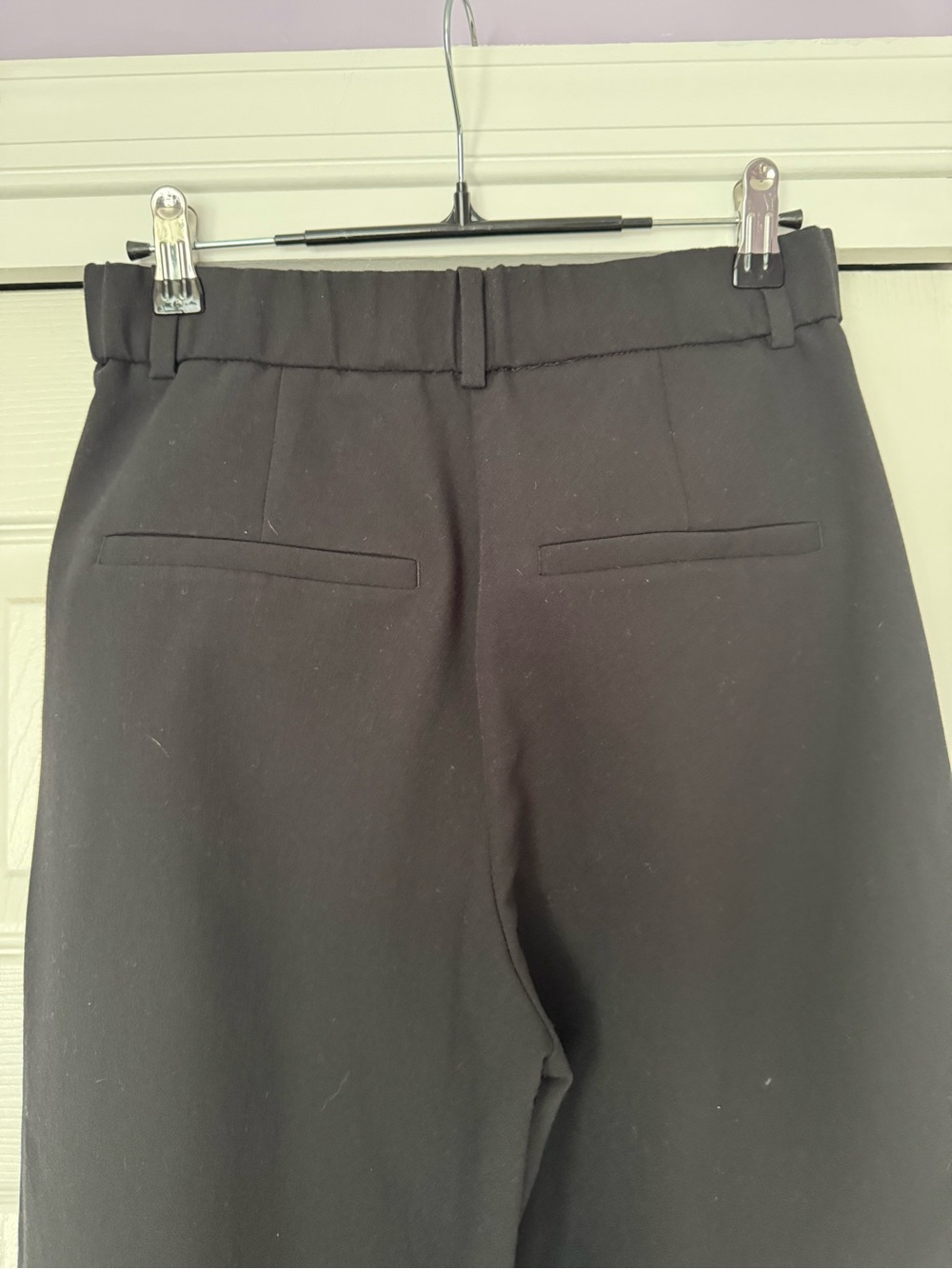Abercrombie & Fitch Black High-Waist Wide-Leg Pants - Picture 3 of 4